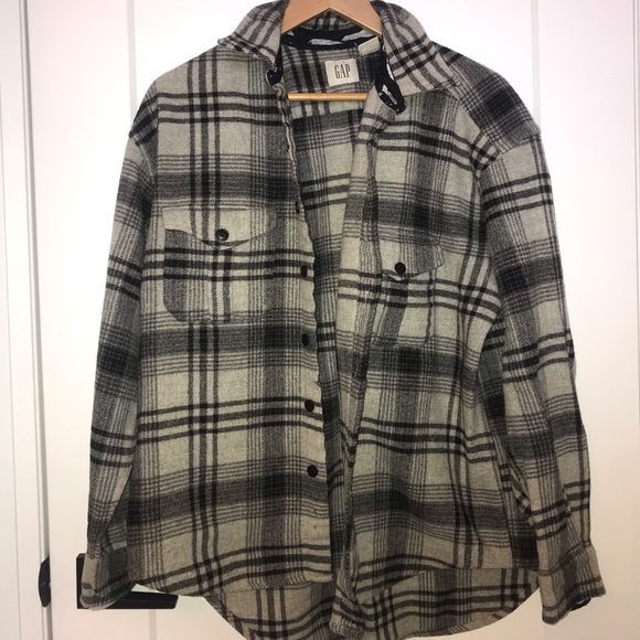 Vintage Gap Wool Plaid Flannel - Picture 3 of 5